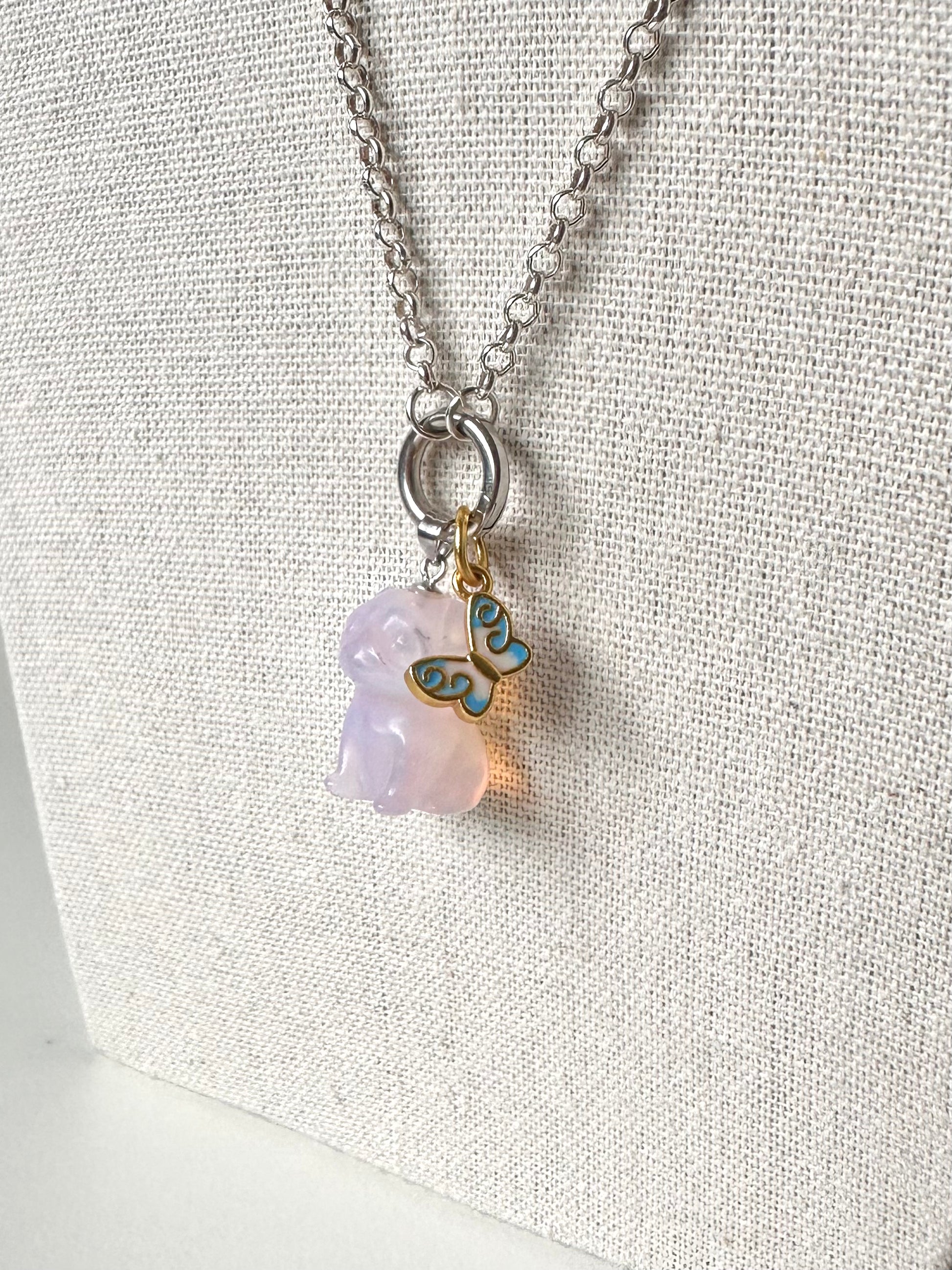 Blue Butterfly Charm