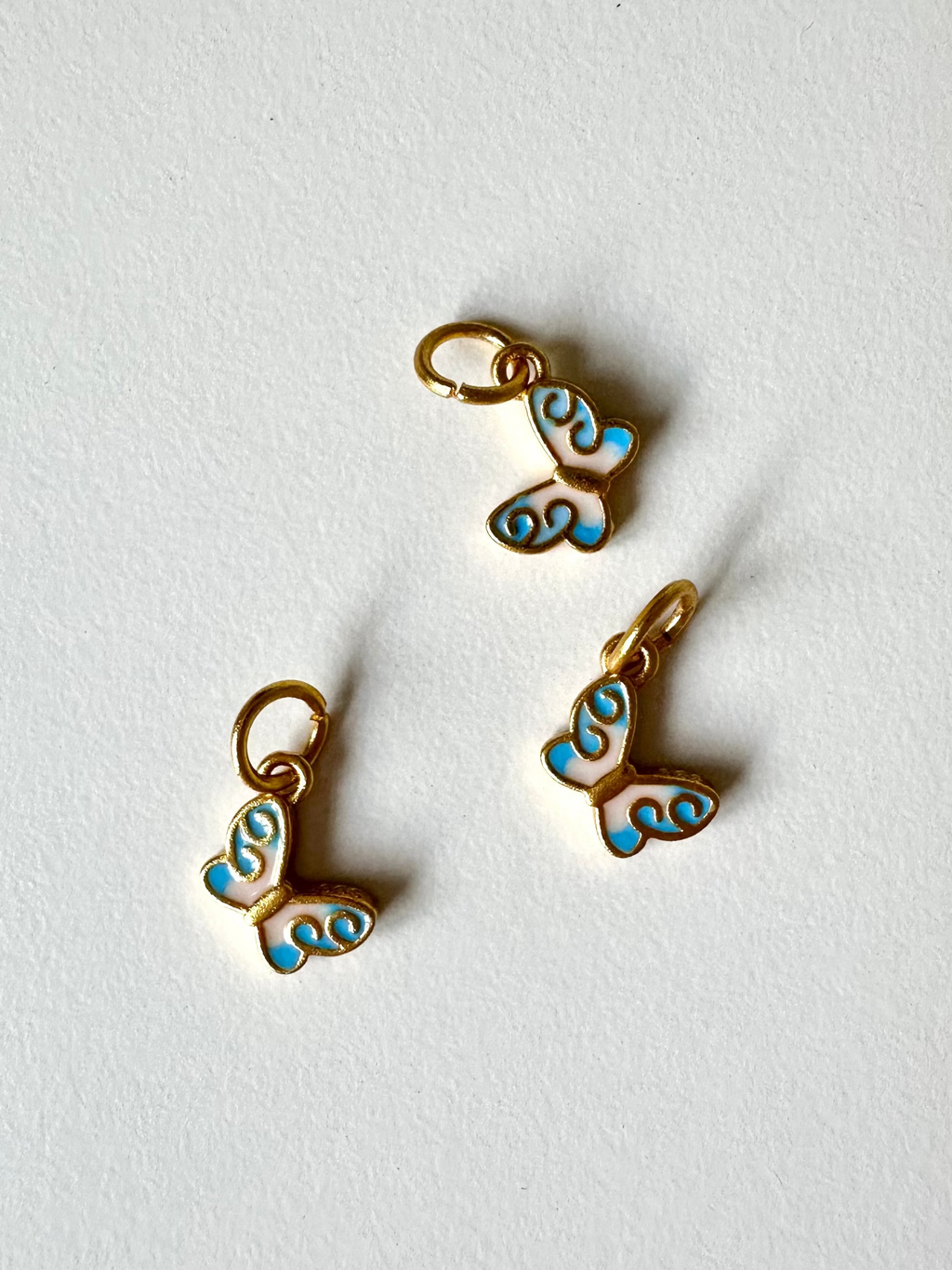 Blue Butterfly Charm