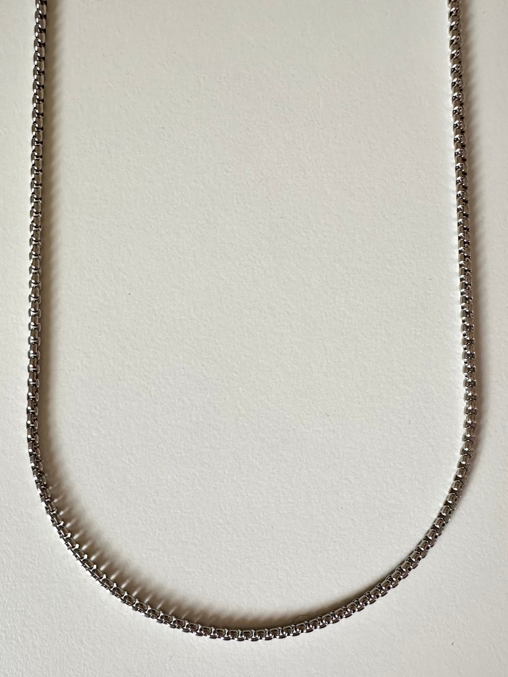 Rounded Box Chain Necklace