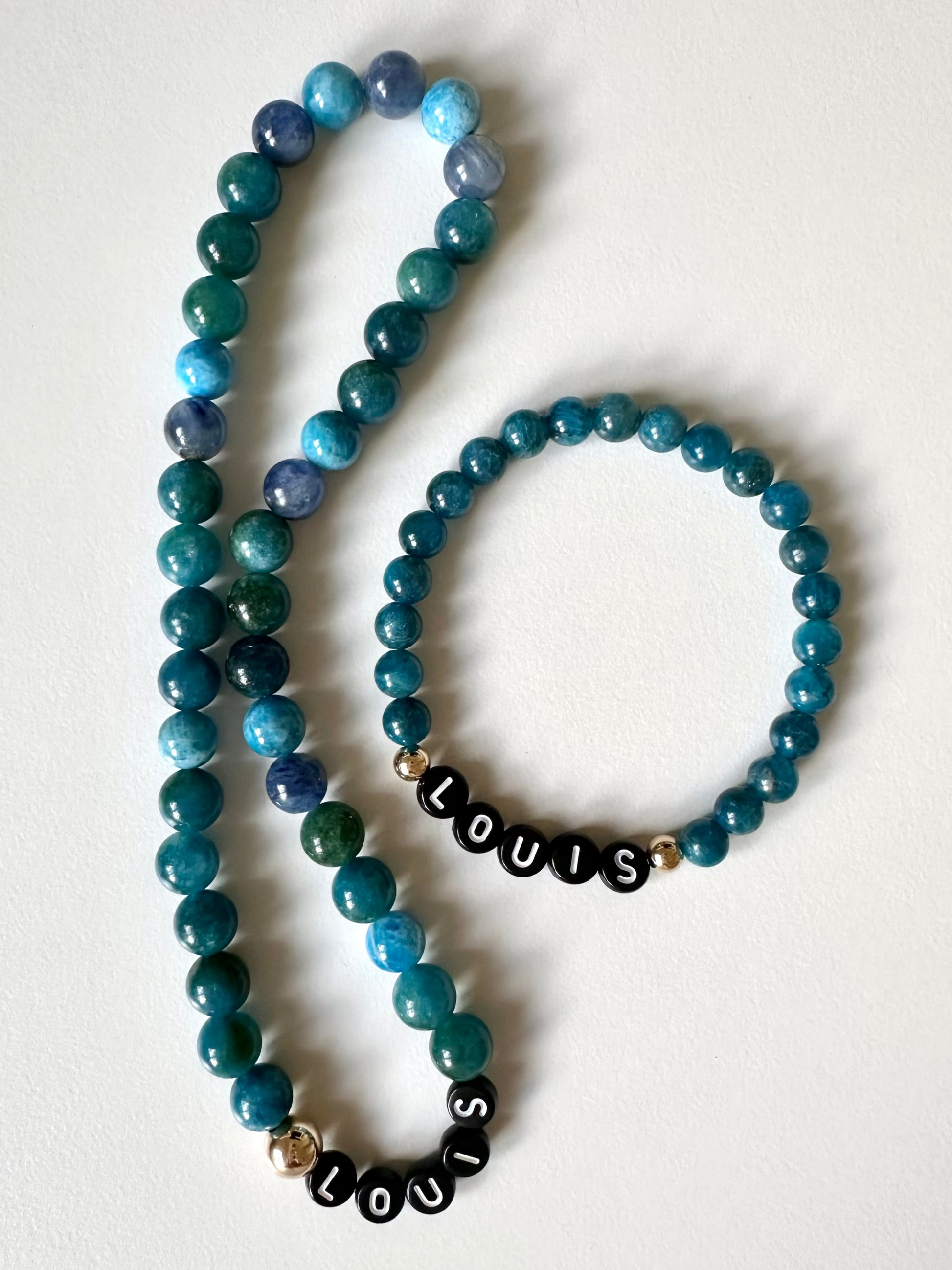 Celestial Blue Dog Necklace