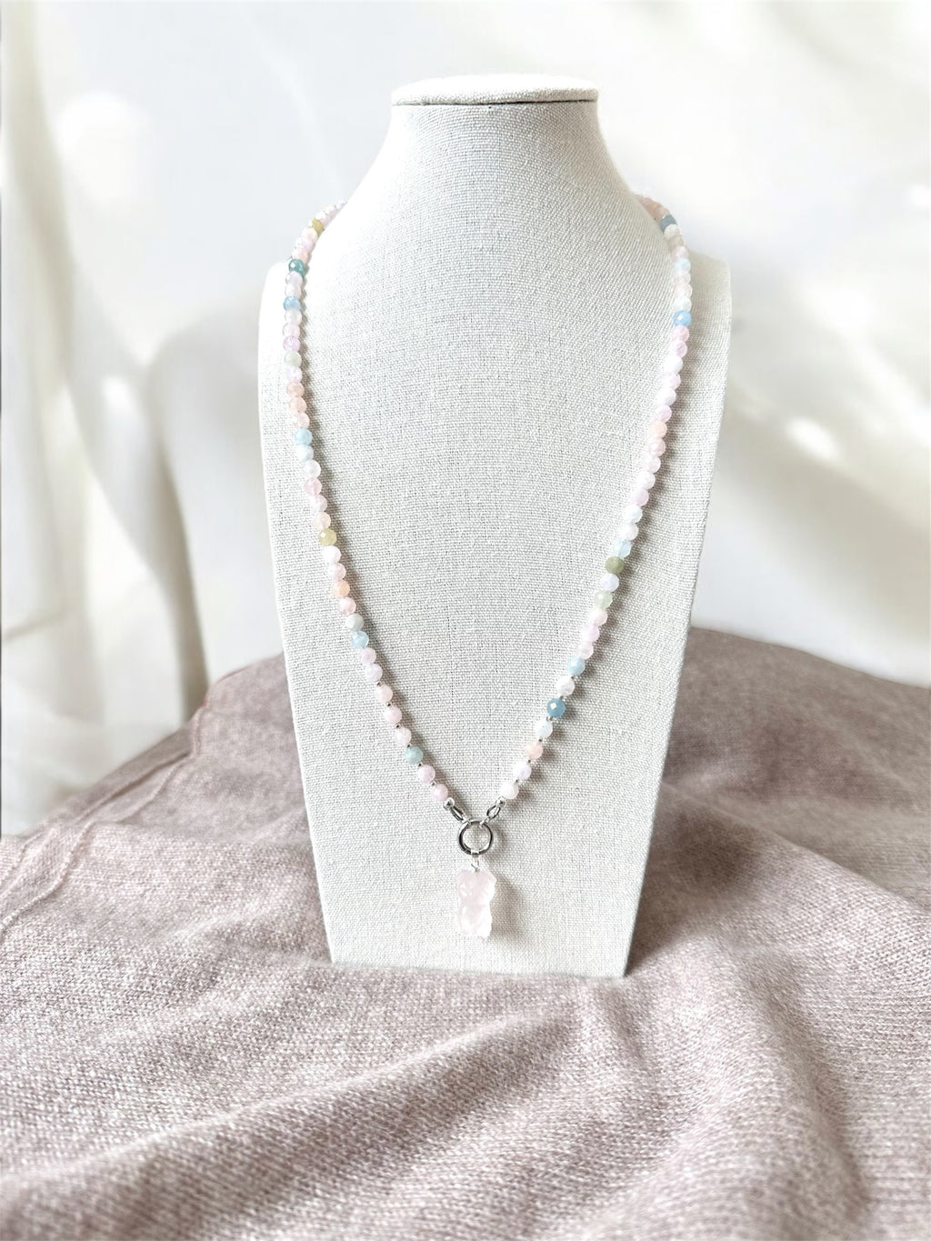 Griff Gemstone Beaded Necklace