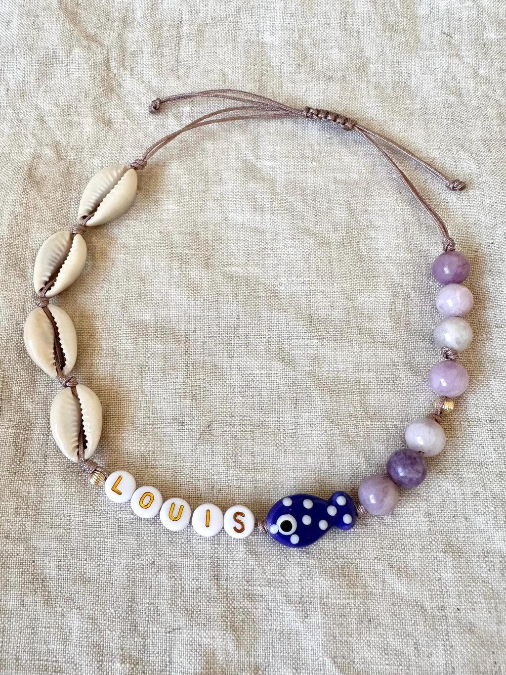 Puka Perch Dog Necklace