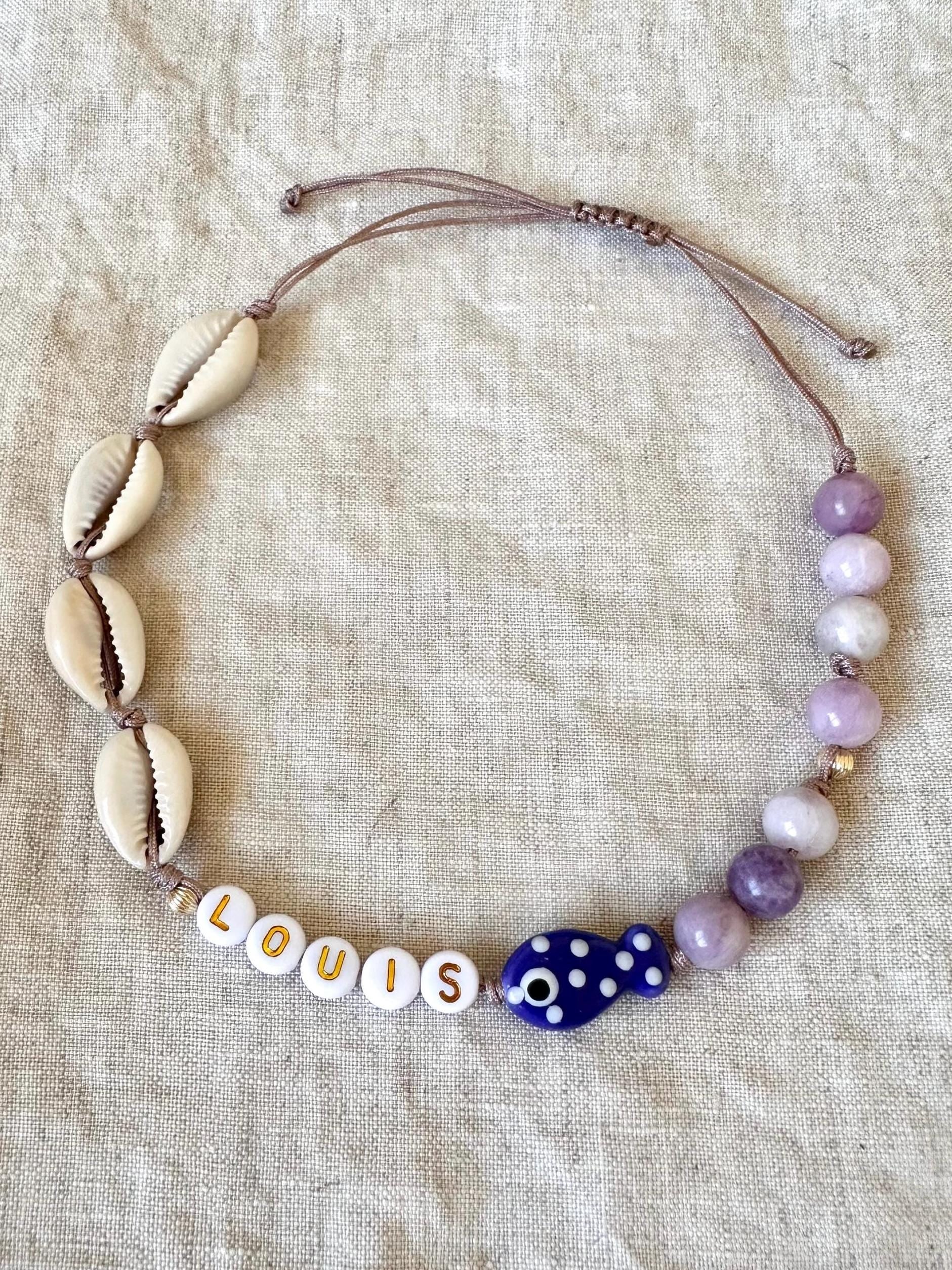 Puka Perch Dog Necklace