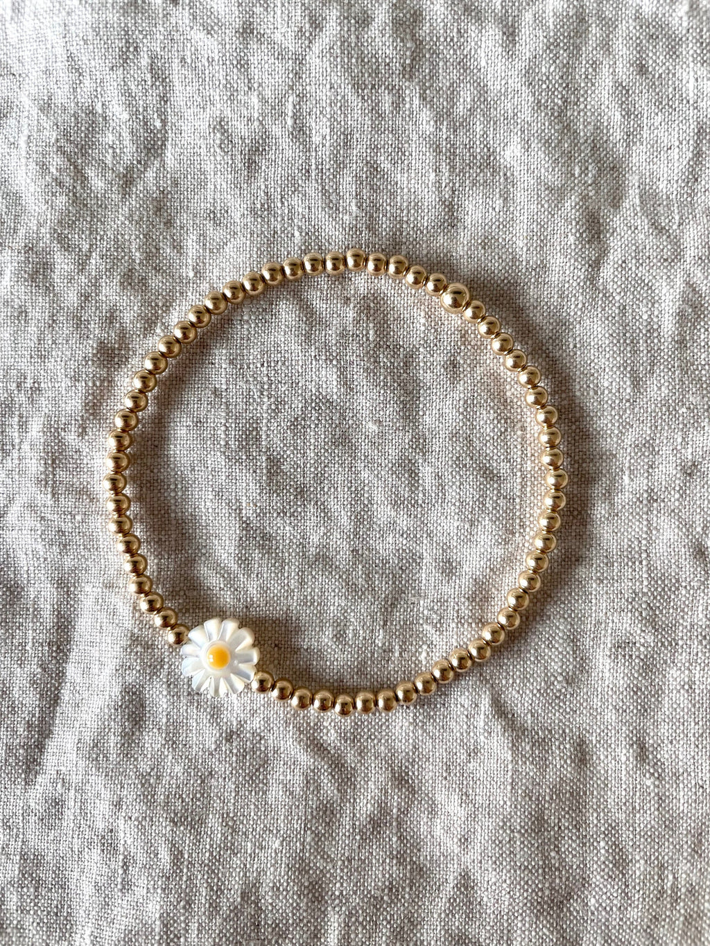 Daisy 14k Gold Filled Beaded Bracelet