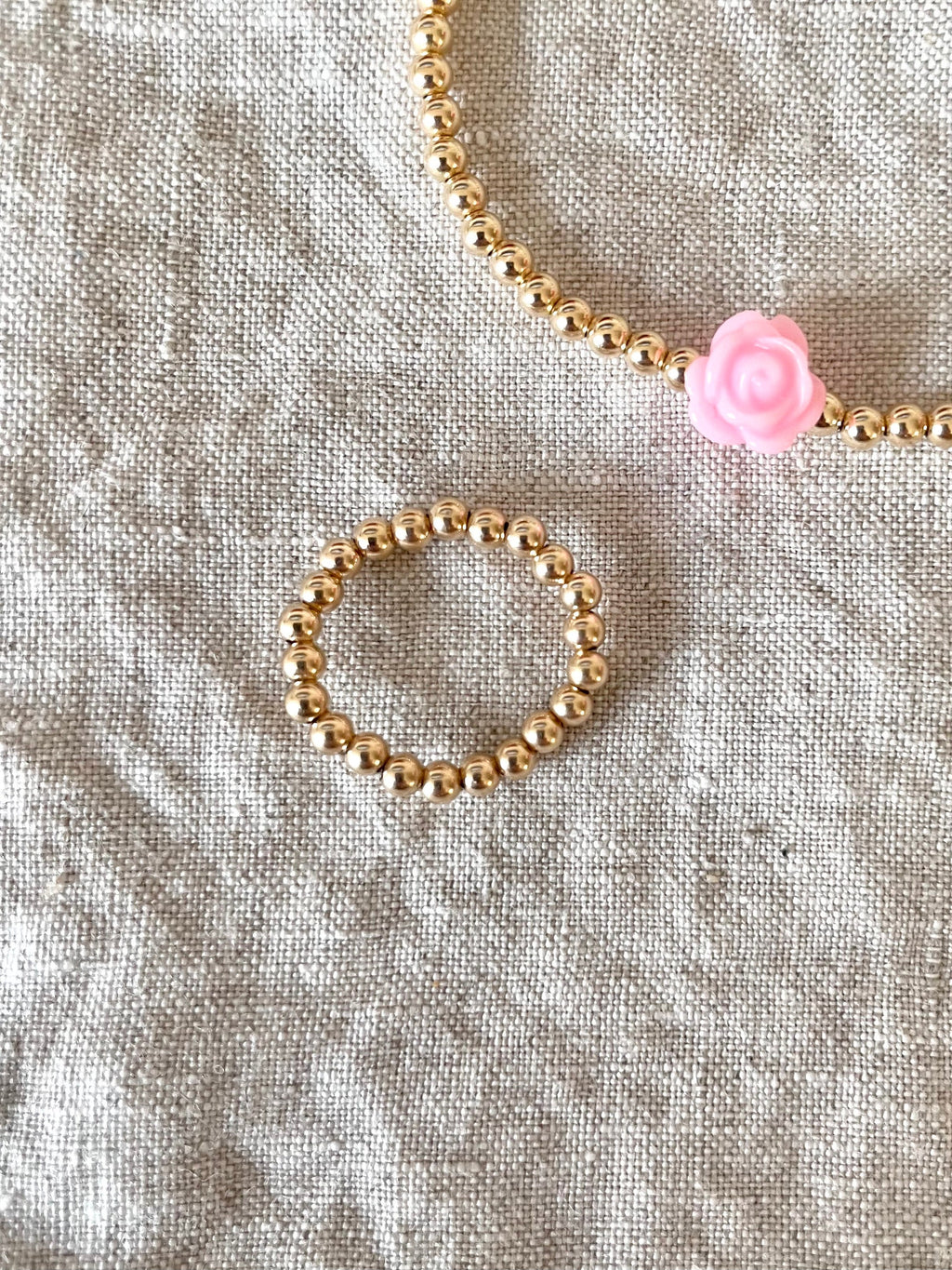 14k Gold Filled Beaded Ring