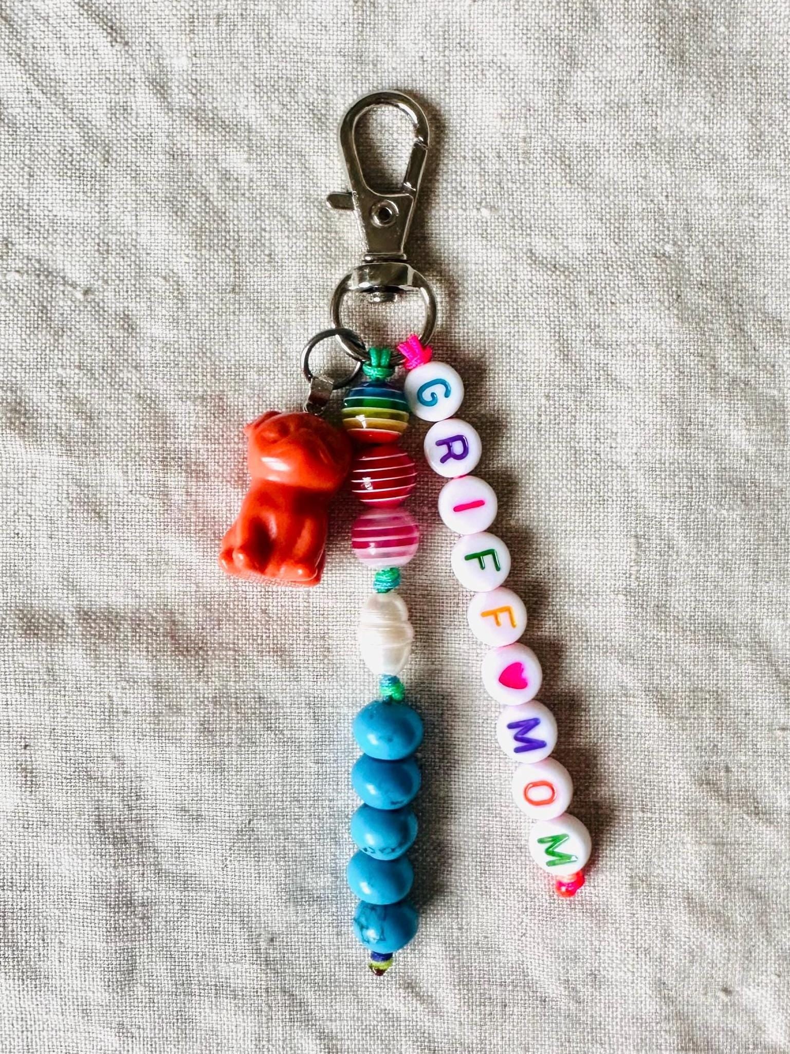 Griff Gemstone Bag Charm