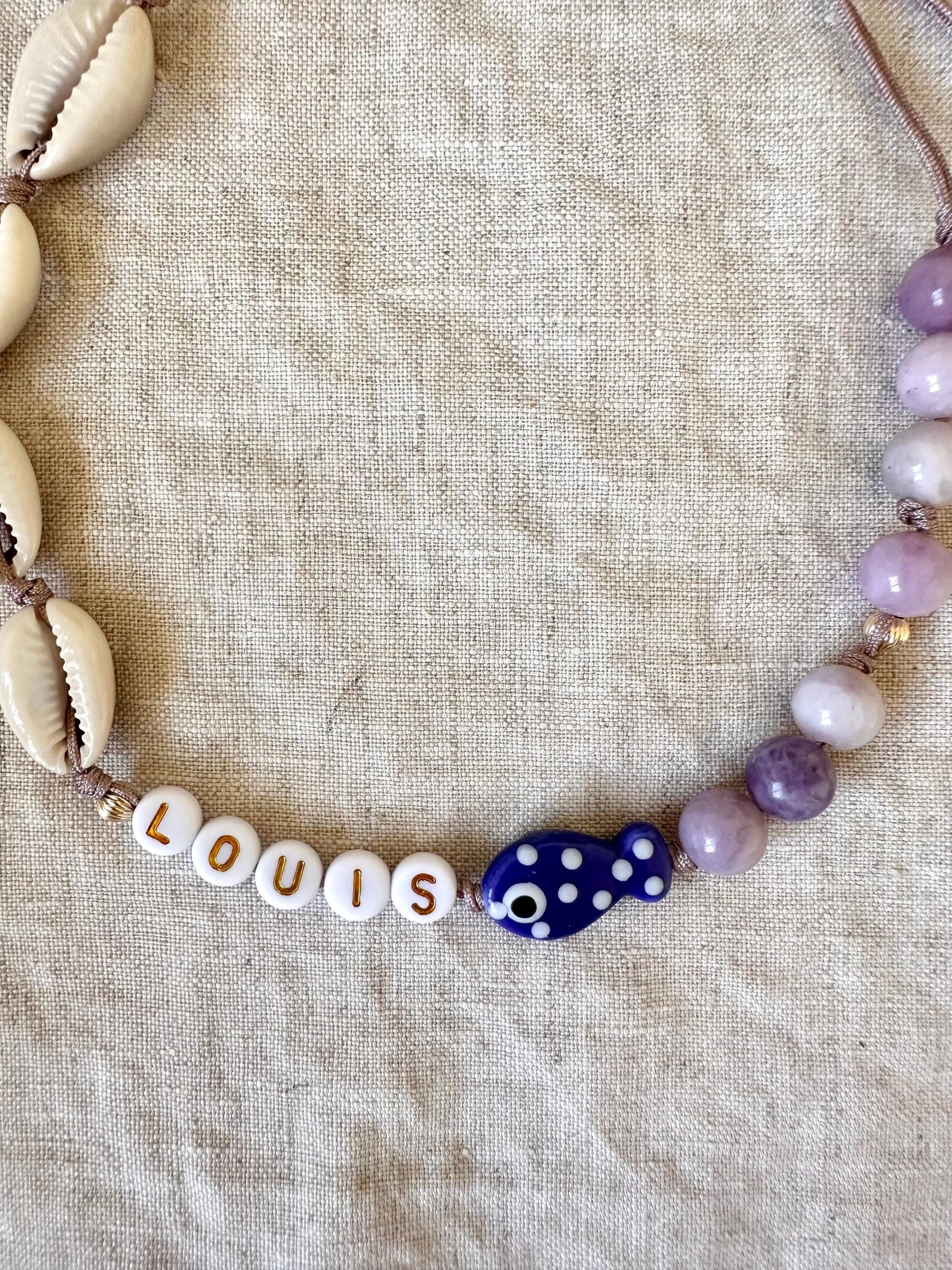 Puka Perch Dog Necklace