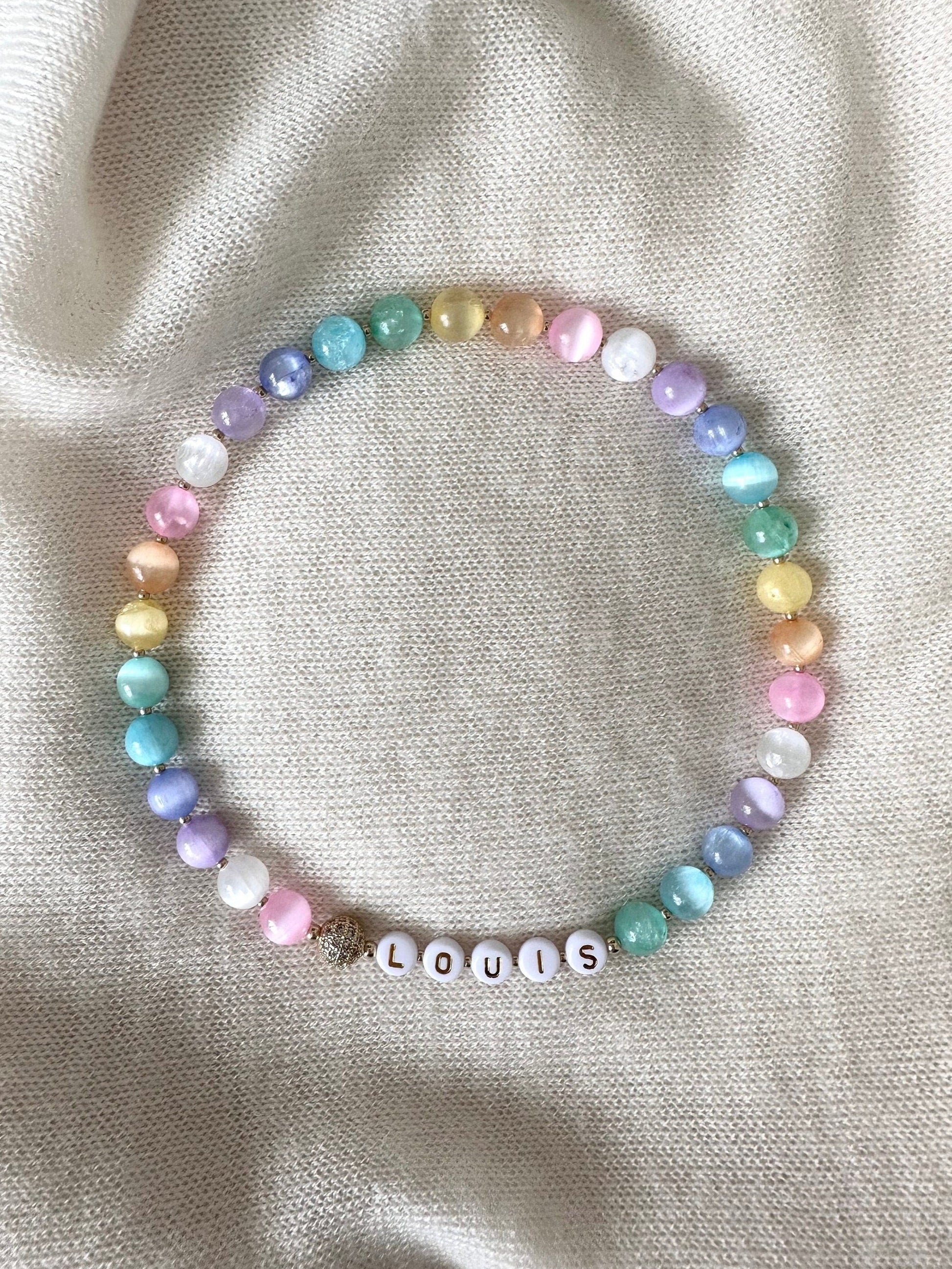 Rainbow Ice Dog Necklace