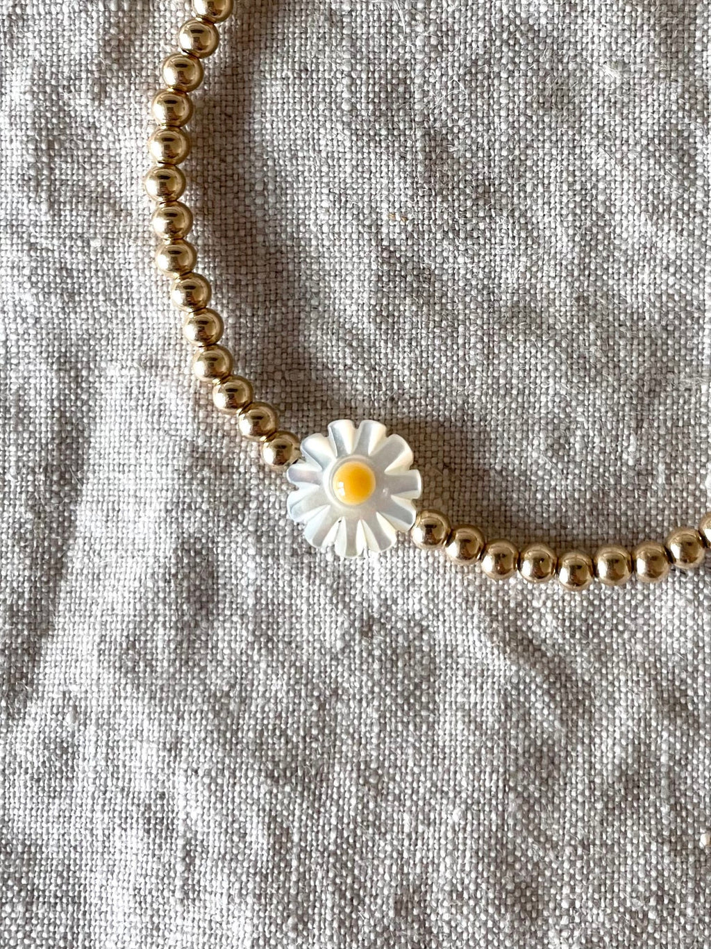 Daisy 14k Gold Filled Beaded Bracelet