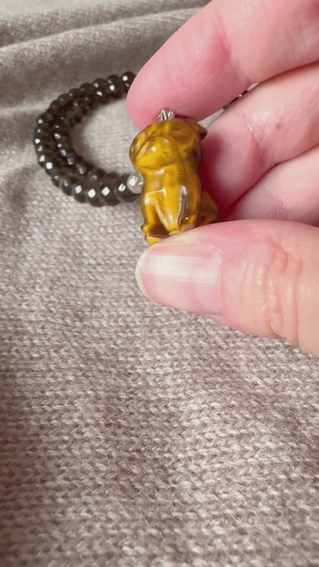 Griff Gemstone Beaded Necklace